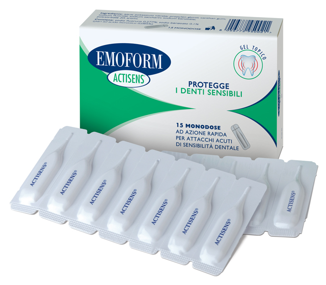 EMOFORM ACTISENS GEL 15 MONODOSE 2 ML
