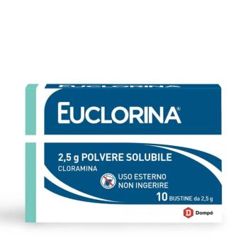 EUCLORINA POLVERE SOLUBILE 10 BUSTINE 2,5 G