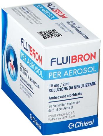 FLUIBRON SOLUZIONE NEBULIZZANTE 20 FIALE 15 MG 2 ML