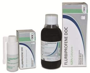 FLURBIPROFENE DOC COLLUTTORIO 160 ML
