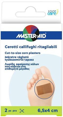 FOOTCARE CEROTTI CALLIFUGHI RITAGLIABILI 64X40