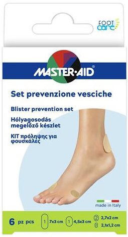 FOOTCARE PROTEZIONE VESCICHE MIX 6 PEZZI