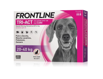 FRONTLINE TRI-ACT 3 PIPETTE 4 ML CANI 20 - 40 KG