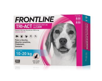FRONTLINE TRI-ACT 6 PIPETTE 2 ML 10-20 KG