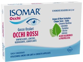 ISOMAR OCCHI ROSSI MONODOSE 10X0,5ML