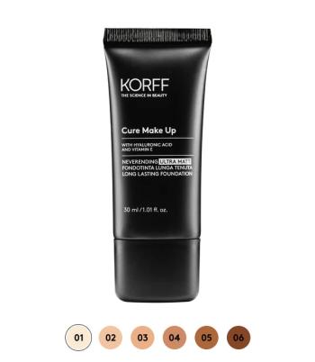 KORFF MAKE UP FONDOTINTA NEVERENDING ULTRA MATT 06