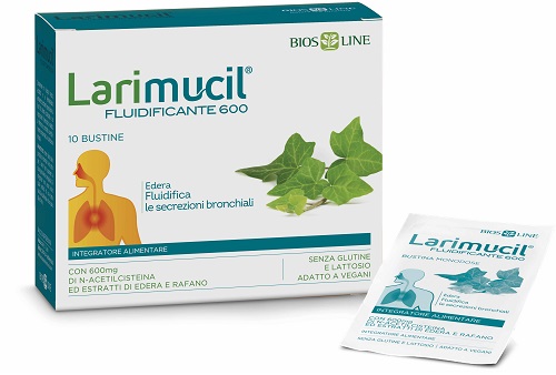 BIOSLINE LARIMUCIL FLUIDIFICANTE 600 10 BUSTINE
