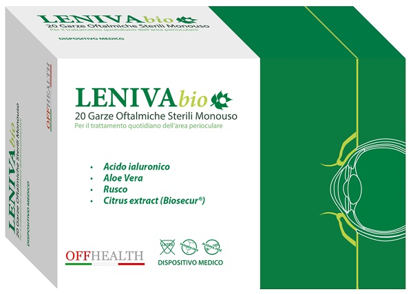 LENIVA BIO GARZE OFTALMICHE 20 PEZZI