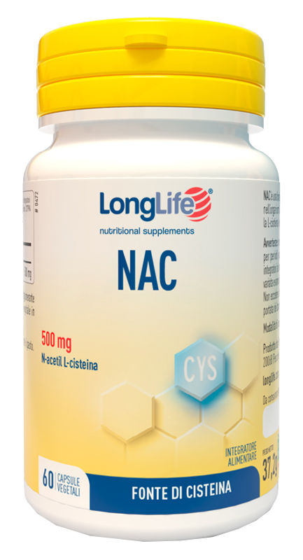 LONGLIFE NAC N-ACETILCISTEINA 60 CAPSULE