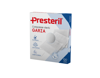 MEDIPRESTERIL COMPRESSE DI GARZA STERILI 12-8 10X10 CM 100 PEZZI