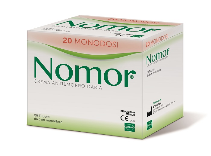 NOMOR CREMA ANTIEMORROIDI 20 TUBETTI