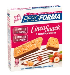 PESOFORMA LINEASNACK VANIGLIA CON NOCCIOLE E CIOCCOLATO