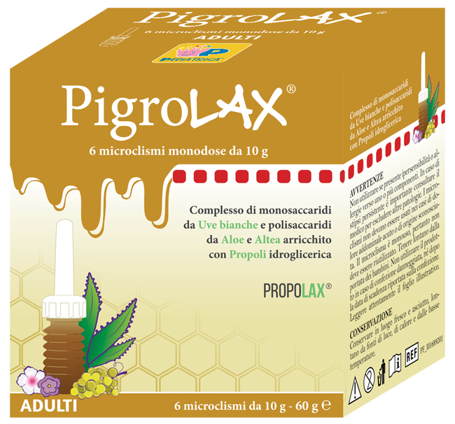 PIGROLAX MICROCLISMA ADULTI 6 PEZZI