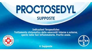 PROCTOSEDYL 6 SUPPOSTE