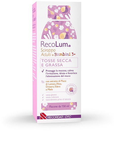 RECOLUM SCIROPPO TOSSE ADULTI E BAMBINI 3+