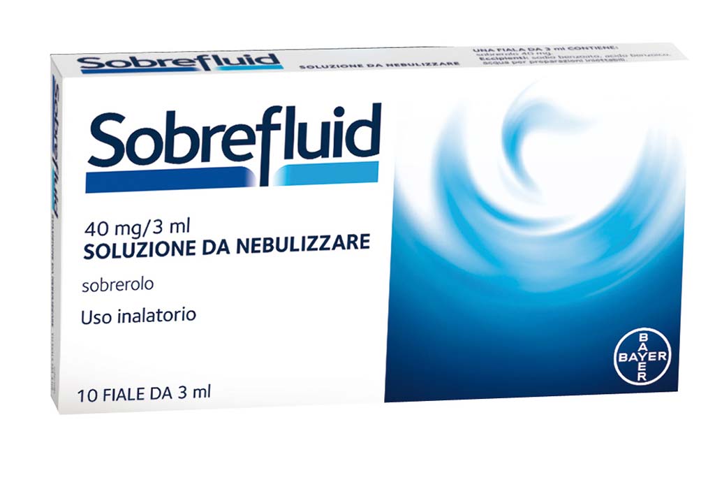 SOBREFLUID SOLUZIONE DA NEBULIZZARE 10 FLACONI 40 MG 3 ML
