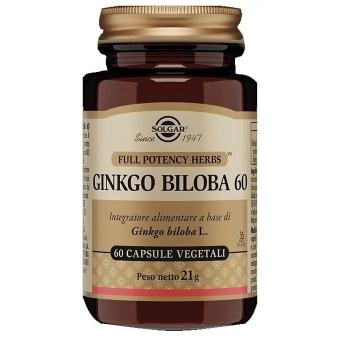 SOLGAR GINKGO BILOBA 60 60 CAPSULE VEGETALI