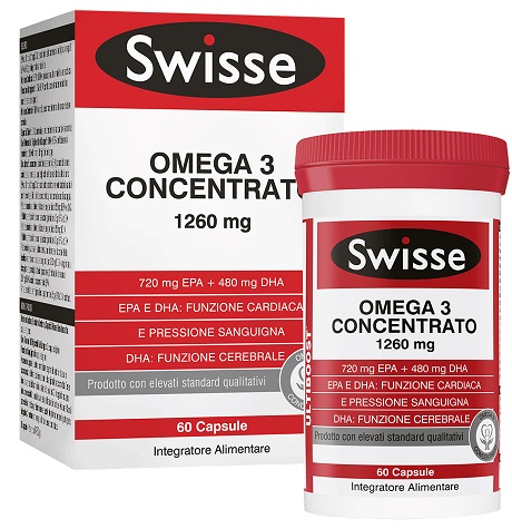 SWISSE OMEGA 3 CONCENTRATO 60 CAPSULE