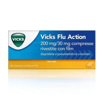 VICKS FLU ACTION 12 COMPRESSE