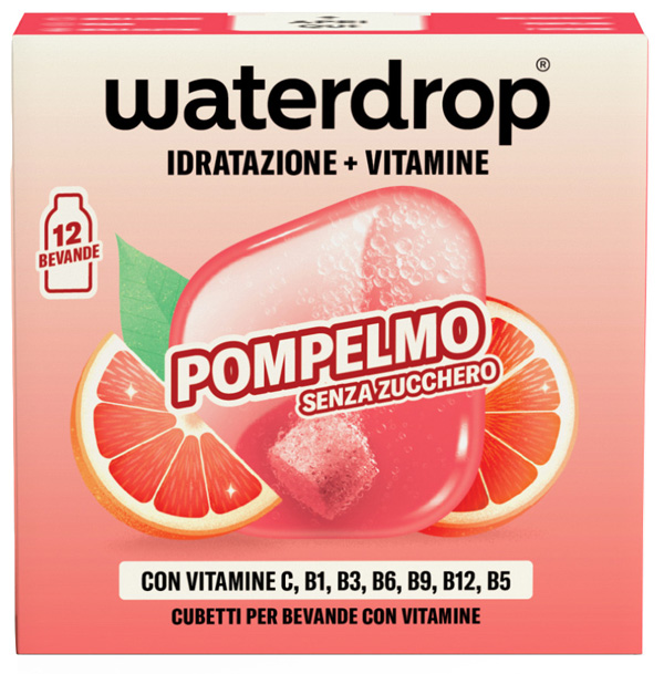 WATERDROP POMPELMO SENZA ZUCCHERO 12 CUBETTI