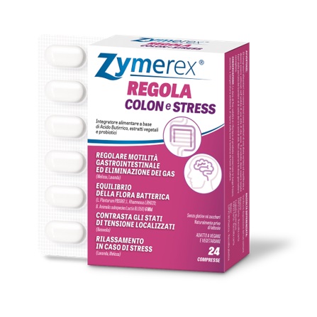 ZYMEREX REGOLA COLON & STRESS 24 COMPRESSE